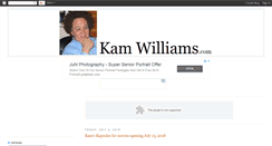 Desktop Screenshot of kamwilliams.com